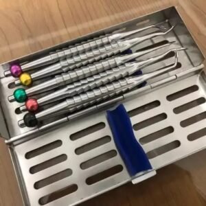 PDL Luxators Set Dental Elvatome 5 Spade Precision Elevator Kit