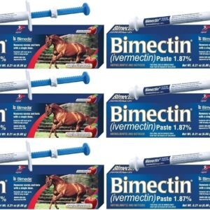 Ivermectin Paste Horse Wormer 1.87% – 6 Dose Equine Deworming Paste